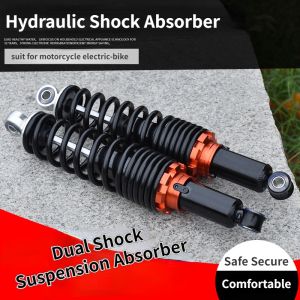 1pair Electric Bike Accessories Motorcycle Shock Suspension Absorber Rear Shock Absorbing Universal Shock Thick Hydraulic Rear Shock Absorber