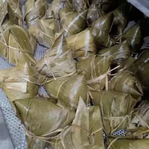 6pcs Homemade Bak Chang rice dumpling 手工 肉粽+咸蛋 Vacuum pack真空包装 180g-220g