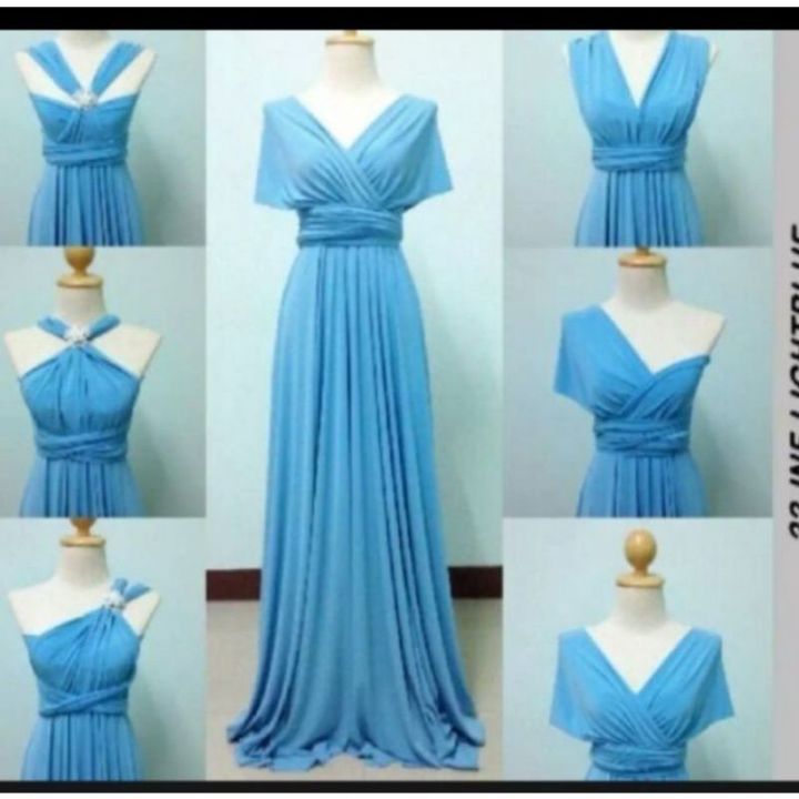 Infinity dress sale light blue