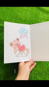 COMBO 2 THIỆP TÔ MÀU THIỆP TÔ MÀU 3D –  MÓN QUÀ TẶNG 8/3 20/10 đầy ý nghĩa