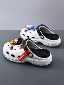 Mens Summer Anti-Slip Soft Bottom Casual Open-Toe Sandals Trendy All-Match Beach Thong Slippers Comfortable Breathable Slip-On