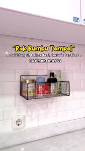 Rak Gantung Kamar Mandi Jaring Kotak Sabun Besi Hitam Keranjang Jaring Kotak Tempat Deterjen Tempel Tanpa Bor Murah Premium Praktis Rak serbaguna Harga Ekonomis Rak semua Barang