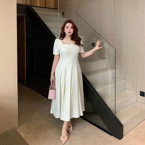 GLEC | Plus Size Summer New Design Square Neck Dress