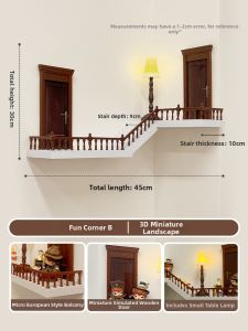 ARTPIONEER | Vintage Corner Lighted Display Shelf