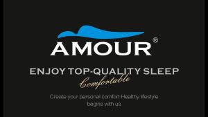AMOUR Electric Smart Adjustable Latex Cooling Ice Silk Fabric Pocket Spring Massage Mattress Single size / Super Single Size / Queen Size / King Size  - German Core Technology