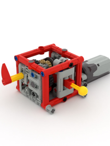 XIAOXIAOGONGCHENGSHI | Mechanical Engineering Gear and Engine Assembly Set 3-Speed Transmission Educational Toy