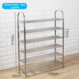 TENGYAGAO | Space-saving Easy-to-assemble Home Shoe Rack