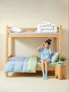 FUANNA (富安娜) | Ready-to-use Cotton Single Bed Set for Dormitory