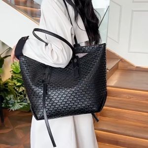 Tote Bag Tas Import Besar Wanita Kulit Resleting Model Terbaru Selempang -BAO056