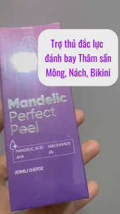 Tinh Chất Peel Da Mandelic Carolina 20ml – Peel Body Không Bong Tróc Làm Sáng Da giảm mụn thâm. Nên dùng combo để đạt hiệu quả tối ưu.