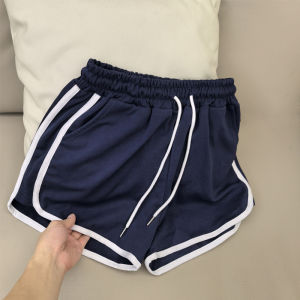 Quần Short Thể Thao Cạp Cao Cho Nữ Mùa Xuân Hè Quần Ống Rộng Rộng Rãi Thoải Mái Đa Năng Thời Trang Quần Áo Công Sở