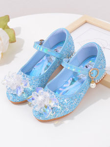 Princess Elsa Performance Shoes High Heels for Girls Spring/Autumn