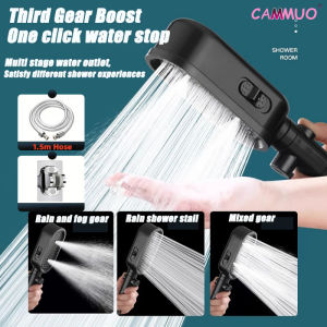 Cammuo 3 In 1 High Pressure Shower Head With Filter Shower Head High Pressure Shower Head Water Saving