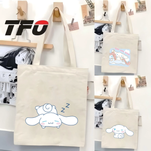 TFO Tote Bag Kuromi Character from the Sanrio Universe College School Tote Bag
