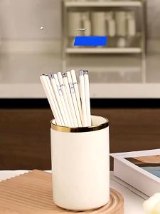 【i.Rumah】Luxury Alloy Chopsticks Anti-Bacterial Mildewproof High-End Alloy Chopsticks