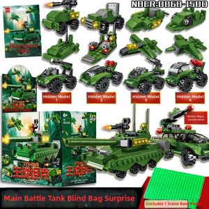 German Heavy WWII Tank Model Building Blocks