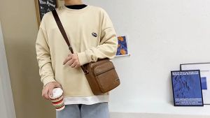 túi đeo vai nam da PU phong cách Hàn Quốc