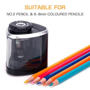 Ready Stock Electric Pencil Sharpener Touch Switch Color Pencil Sharpener For School Office
