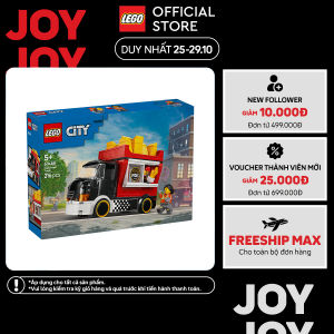 LEGO CITY 60488 Đồ Chơi Lắp Ráp Xe Bán Khoai Tây Chiên (216 chi tiết)