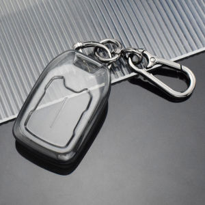 Transparent Remote Key Case for Chevrolet Tahoe Silverado Suburban Tahoe GMC Sierra Acadia Terrain YUKON Smart Keyless Fob Shell