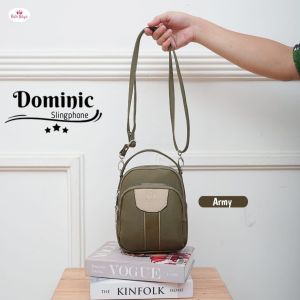 Dominic By Ratu Bilqis selingpohe wanita murah bahan chocoly anti air waterproof / tas selempang wanita