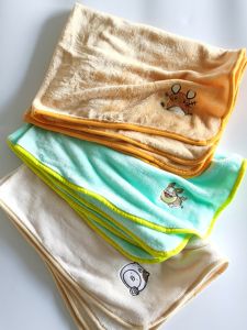 Autumn Winter Nap Blanket Soft Skin-friendly Crystal Velvet Edge Cartoon Embroidery Leg Covering Blanket Warmth Function