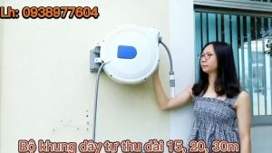 Vòi tưới cây vòi rửa xe Liongking Tonydx dài 10 đến 20 mét rulo cuộn ống tự động thu tặng vòi xịt đa năng 7 kiểu tưới phiên bản cao cấp