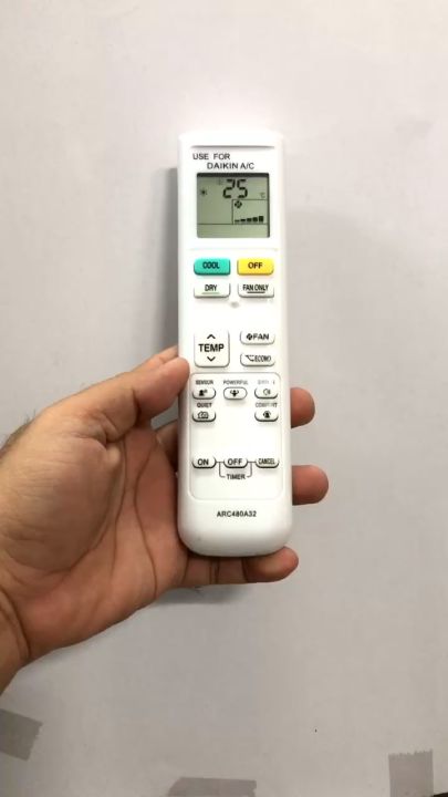 Remote Dùng Cho Máy Lạnh DAIKIN ARC480A32 Điều Khiển Điều Hòa Thay ...
