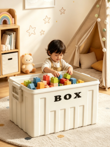 MEIZHUFU | Large Capacity Plastic Toy Storage Box