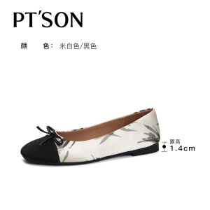 Wanwan Sauce New Chinese Style Flat Shoes Womens Footwear National Trend Gentle Evening Breeze Low Heel Fashionable Casual Shoes