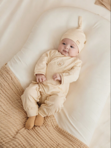 MOLO BALO | Organic Low Allergen Newborn Onesie 0-6 Months
