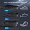 1 คู่ EVA กีฬา Shock Absorbing รองเท้า Insoles ความสูงเพิ่ม Insoles สําหรับผู้ชายและผู้หญิงบรรเทาความเมื่อยล้าขา Insoles. 