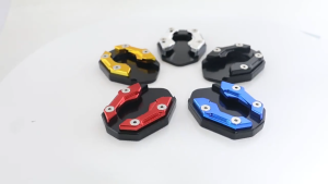 Universal Motorcycle Scooter Side Stand Extender Anti-Slip Foot Pad Stable Support Plate