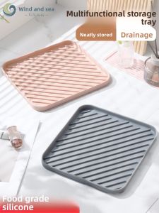 FENGHEDAHAI | Square Silicone Kitchen Organizer Mat Drying Pad Heat Resistant