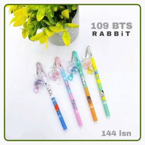 Bolpen 109 BT21 rabbit lucu (per 12pc)