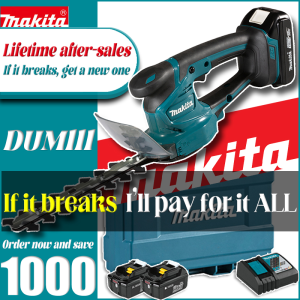 Makita DUM111SYX 18V LXT 4" Grass Shear w/Hedge Trimmer Attachment 2-in-1 quick blade change from hedge trimmer to grass shear Dual Blade action cuts quickly with shearing effect for both hedge trimmer and grass shear   With battery charger and tool case