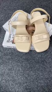 Luny - Cherry Heels Wanita Strap Belakang 3Cm Casual Ocation Daily Kerja