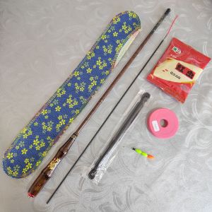 Portable Ultra-Short Mini Fishing Rod Stream Shrimp Fishing Carbon Fiber Childrens Fishing Rod Compact Travel Fishing Pole