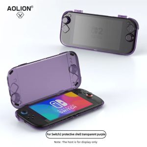 Aolion(澳加狮) | For Switch 2 Transparent Hard Shell Clear Protective Case For Switch 2 Scratch&Shock Protection Cover For Joy-con 2 Accessories