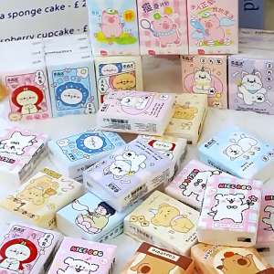 Tisu Poket Cartoon Pocket Tissue 1pcs Cute Mini Portable Tissue Pack Soft Absorbent Travel Napkin