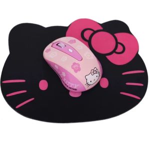 Wireless Mouse Hello Kitty KT Silent Cute Pink for Girls Laptop Desktop Universal Classic Battery Version Computer Mouse