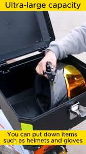 Top box for Motorcycle tail box 45L large-capacity Compartment trunk Motorcycle Accessories Organizers Universal For R1200GS R1250GS F800GS F850GS G310gs F750gs