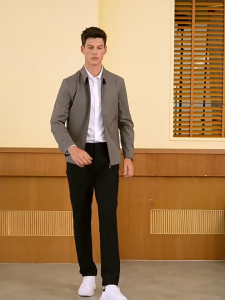 เสื้อแจ็คเก็ตซอฟต์เชลชายสไตล์แคชชวล - คอแล็ปโพลีเอสเตอร์ 100% เนื้อผ้าไม่ยืด แบบซิปปิด+กระเป๋า ใช้ได้ทุกฤดู