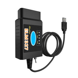 ELM327 V1.5 USB OBD2 Scanner FT232 FTDI PIC18F25K80 Chip With HS-CAN/MS-CAN Switch For Ford FORScan Car Diagnostic Tool