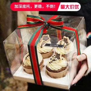 กล่องเค้กมัฟฟินและคัพเค้ก Meow สําหรับ 4/6/12 ชิ้น ถ้วยสกปรกทดแทนที่สมบูรณ์แบบสําหรับอุปกรณ์ทําอาหาร