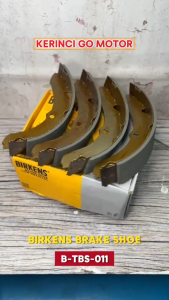Birkens TBS-011 Kampas Rem Depan Brake Shoe Landcruiser 2F 80-89