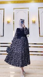 Chava Dress Seri 9 Zaina: Pakaian Wanita Elegan & Desain Fashionable