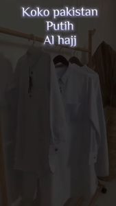 Koko Putih Al Hajj Dewasa / Baju Koko Putih Pakistan Pria