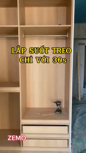 Suốt treo tủ áo F683 (gửi hàng thanh 1m) (CẦN GỬI THANH 3m LH SHOP)