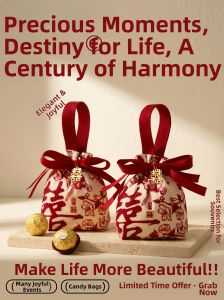 Creative Wedding Candy Box Chinese Style